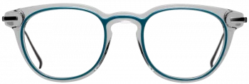 Björn 076 gun C076 gun = petrol on grey transparent, gun colored metal temples